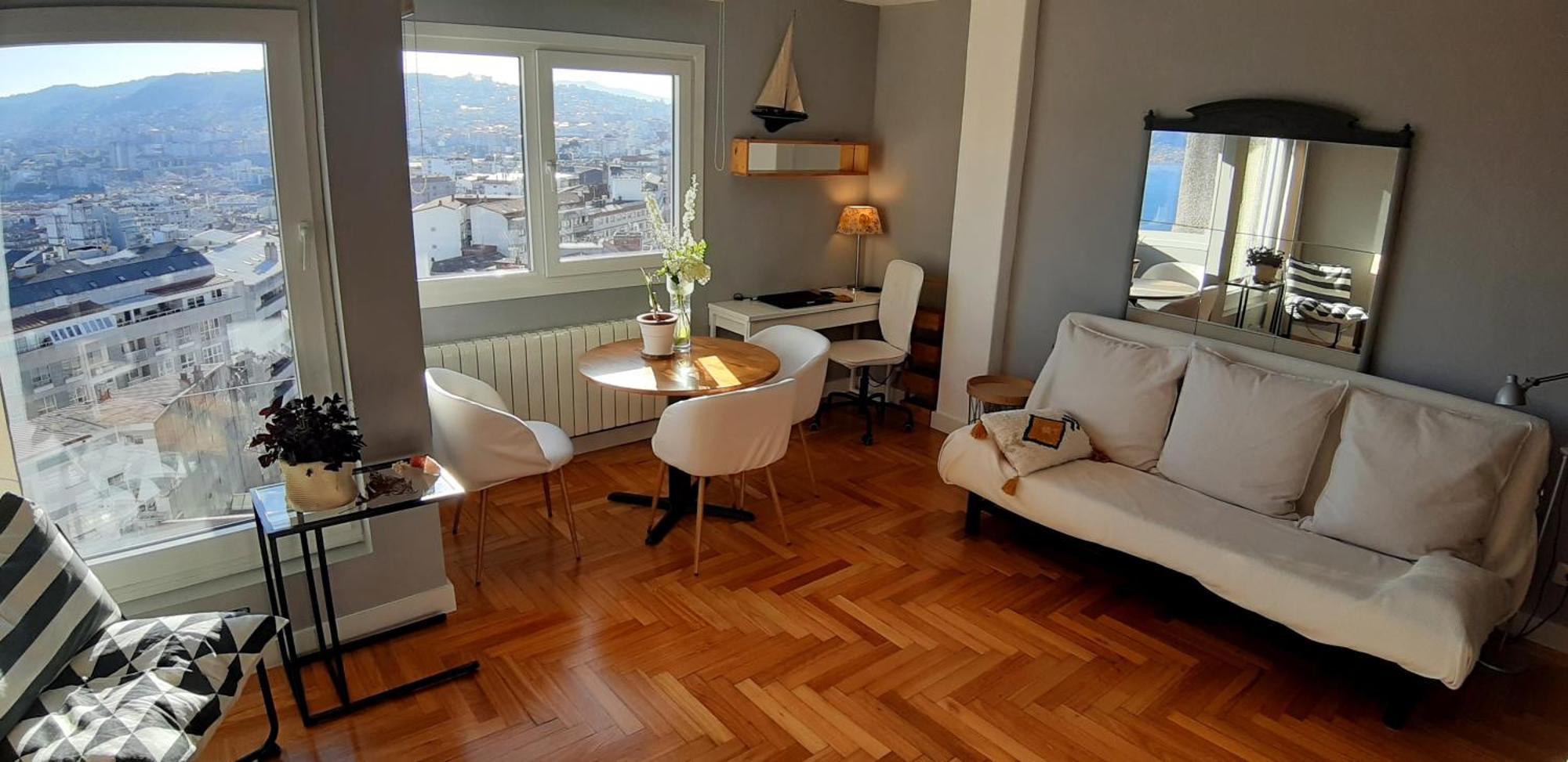 Vistas A La Ria Y Garaje En El Castro, Centro Vigo Leilighet Eksteriør bilde